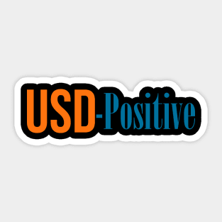 USD Positive Sticker